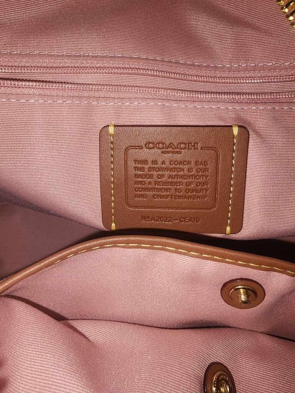 Coach Outlet Rowan Large Satchel Bag In Signature Canvas With Charms - Picture 3 of 10